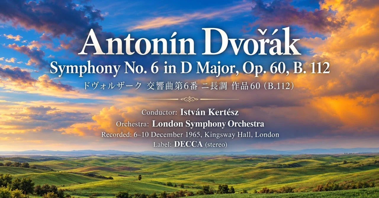 Dvořák Symphony No. 6 in D Major, Op. 60 (B 112)｜ディアス