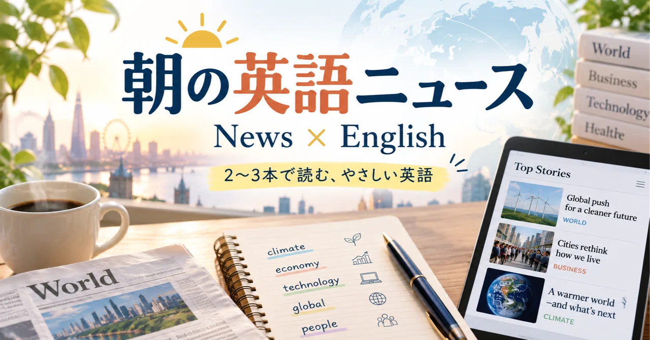 ☀️ English Morning News Wednesday, October 21, 2026 🇯🇵｜soukayの片割れ