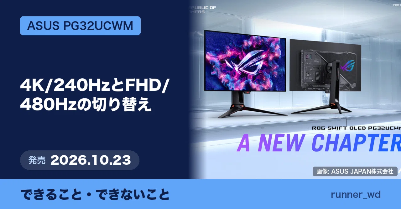 What You Can and Cannot Do with the ASUS ROG Swift OLED PG32UCWM ...