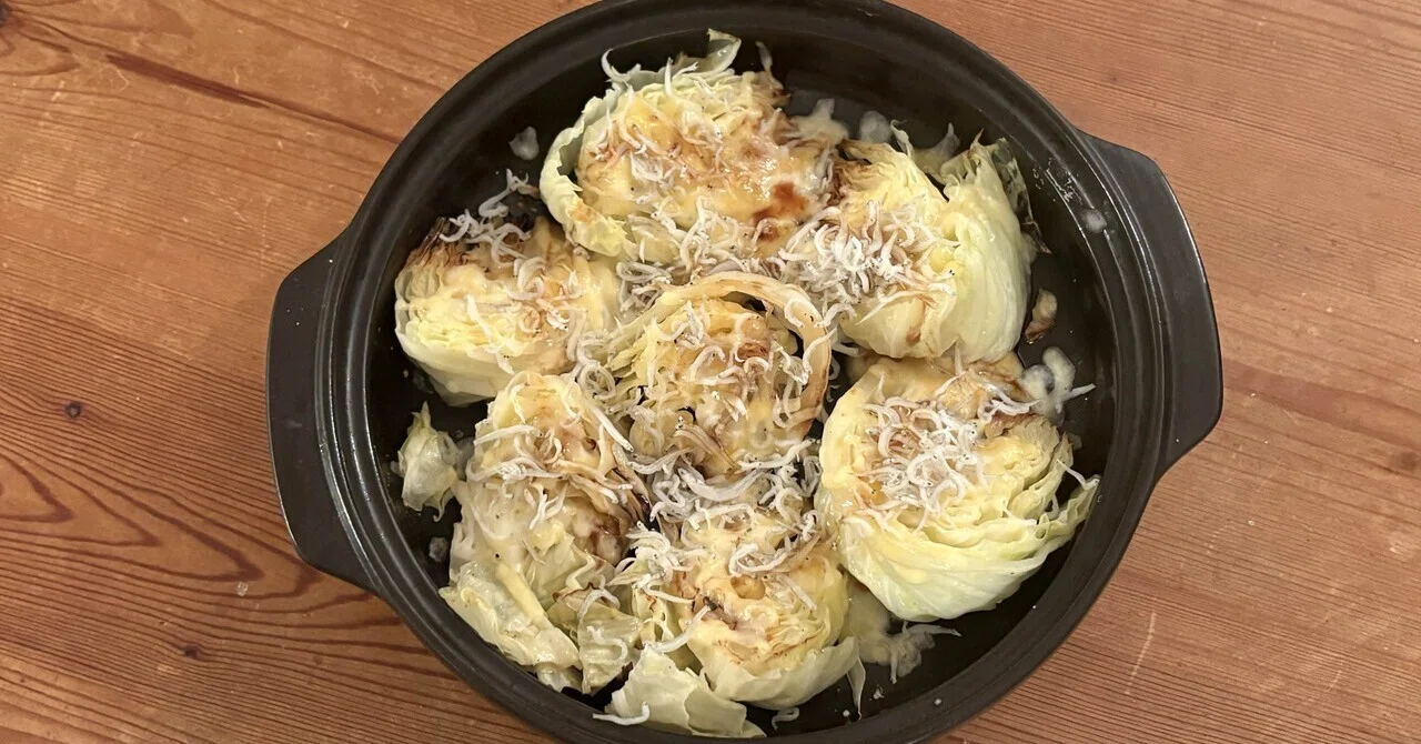 #19 Turn leftover cabbage into a feast [Infinite Cheese Grilled Cabbage ...