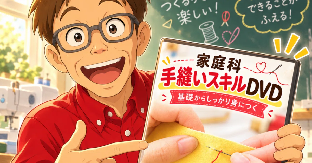 Home Economics Hand-Sewing Skills DVD: Teacher's Edition｜元教師の還暦おじ