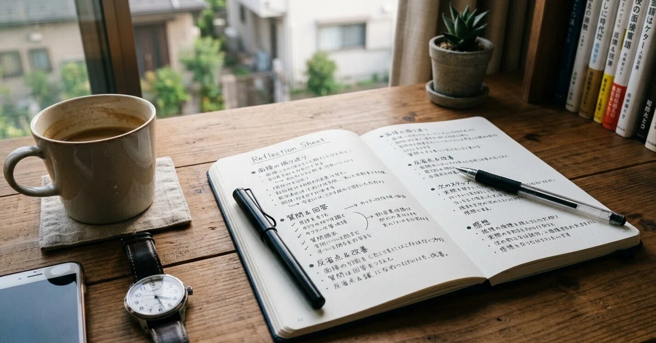 15-Minute Post-Interview Reflection Sheet: An Improvement Template to ...