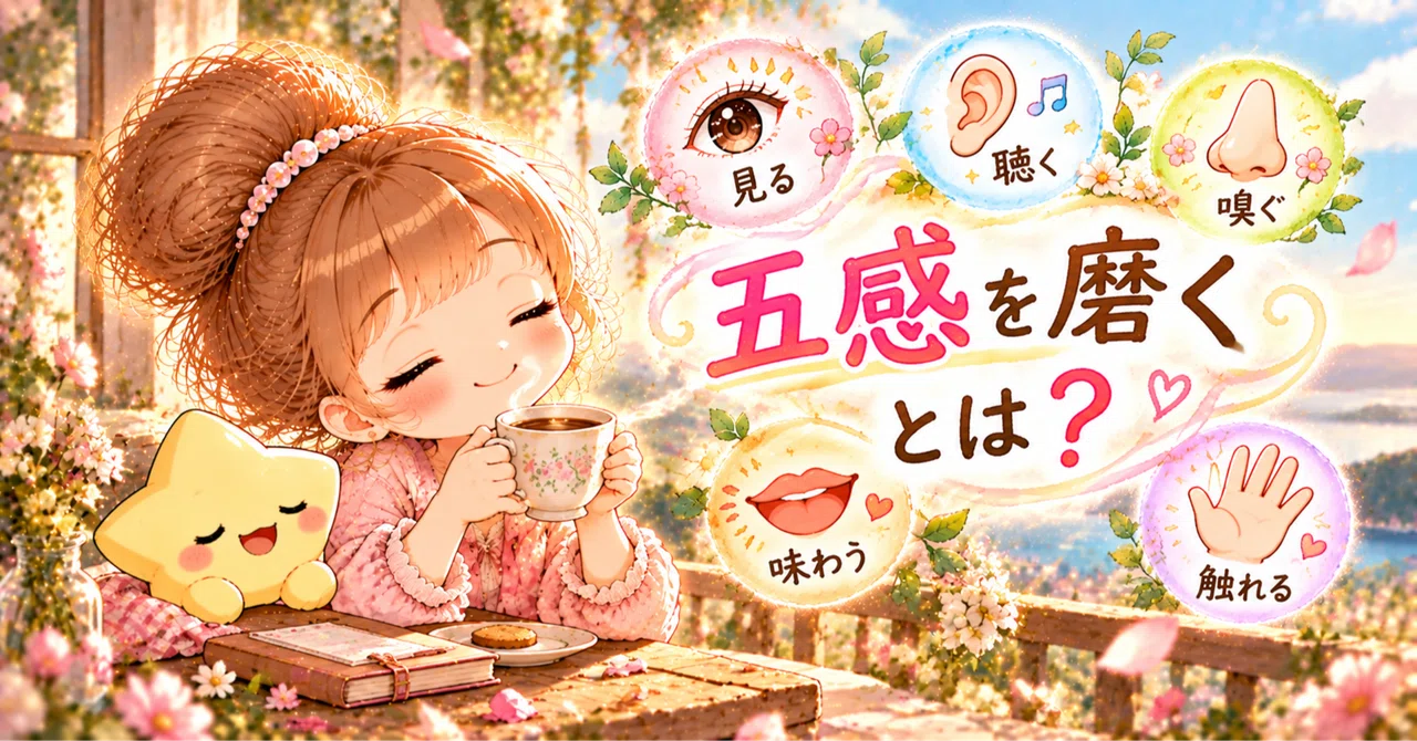 What does it mean to sharpen your five senses?｜ソフィー