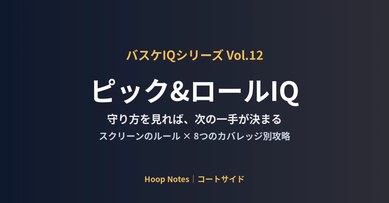 [Basketball IQ Series Vol. 12] Pick & Roll IQ - Read the Defense to ...