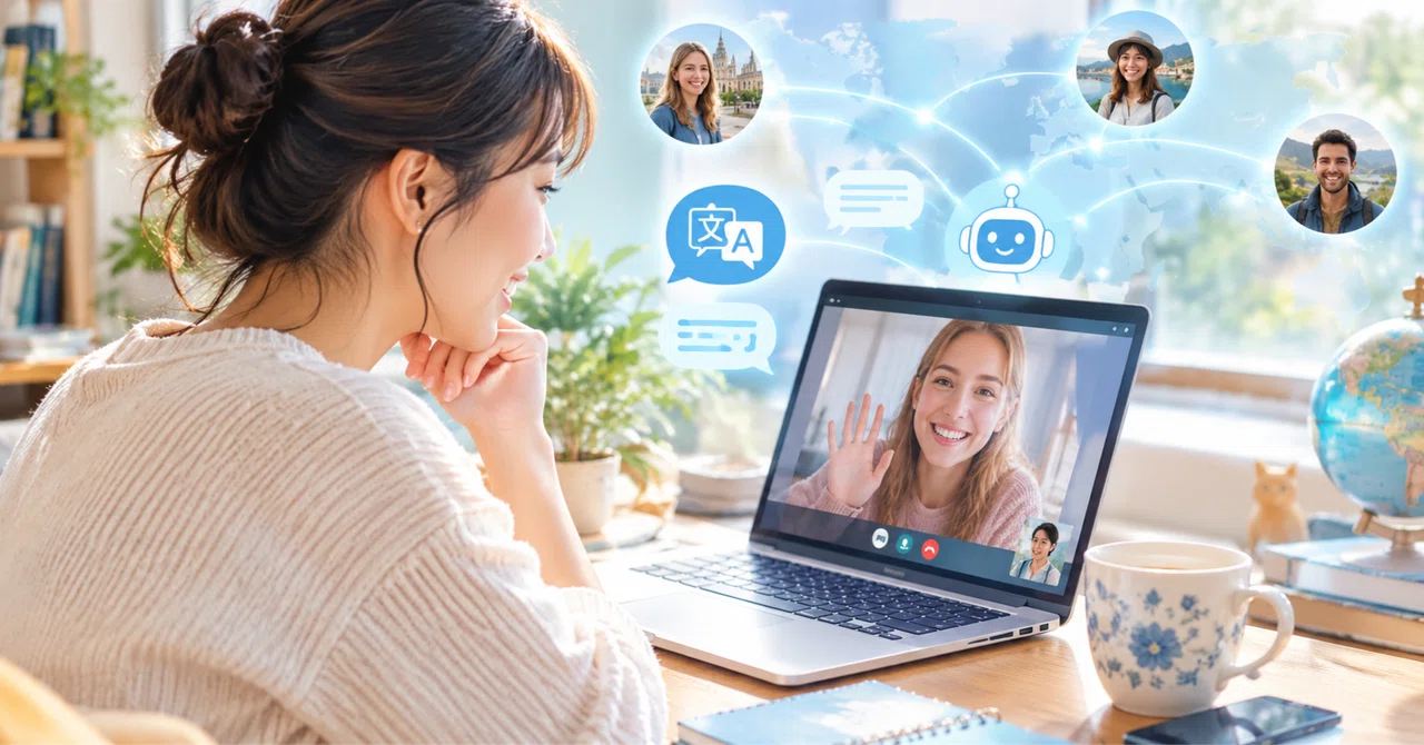 You can connect with friends abroad even if you can't speak English. A ...