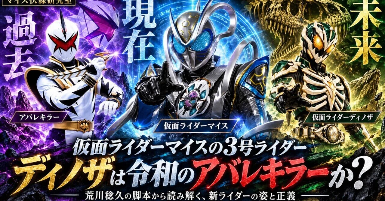 [Analysis Material 005] Is the 3rd Rider of Kamen Rider Mice, 