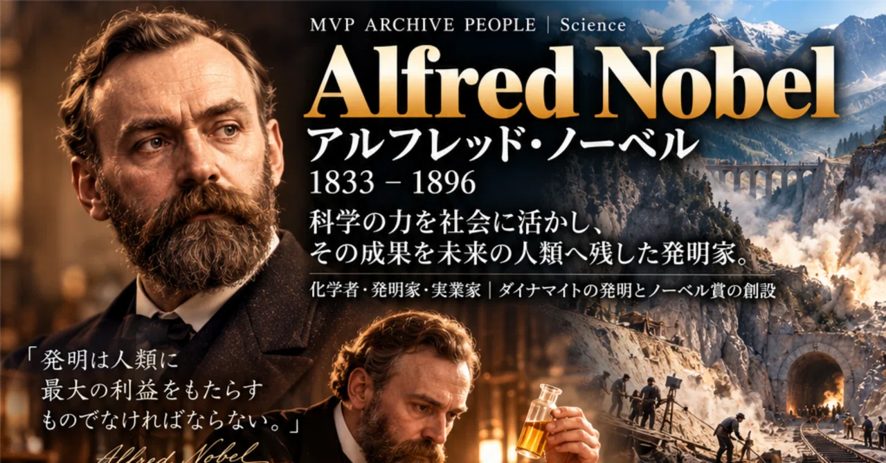 Science Technology Invention MVP ARCHIVE PEOPLE | Science : Alfred Nobel 1833–1896 / Alfred Nobel ...