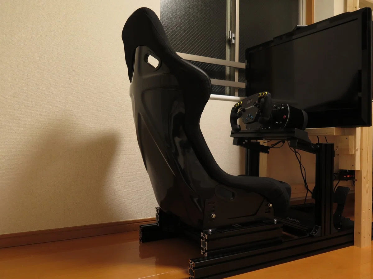ミスミアルミフレームでiRacing④（SIMコクピット完成編）｜MASK