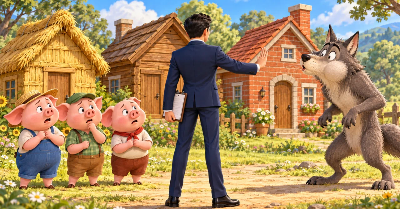 The Three Little Pigs: That House Cannot Be Built｜昔はolive。今は,avocado。