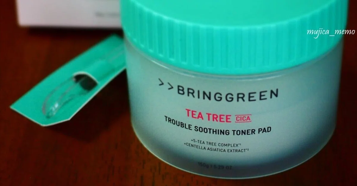 [BRINGGREEN | Tea Tree C Toner Pad] 53-year-old's empty product memo｜ムヒ ...