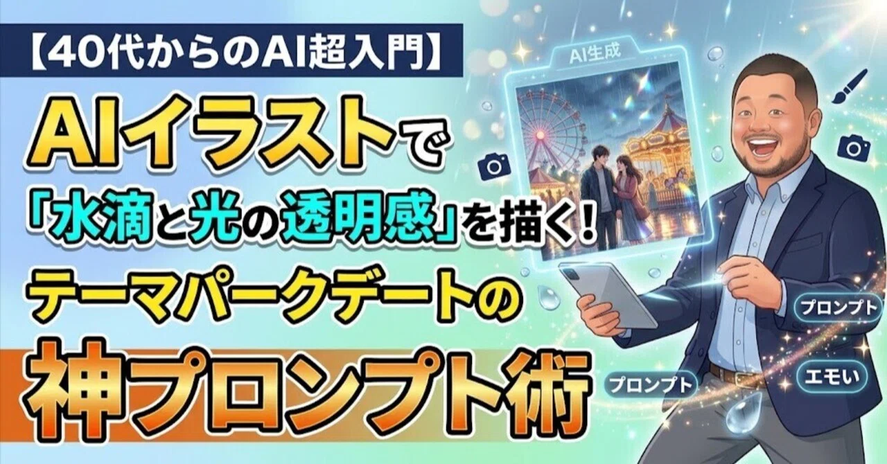 【AI Introduction for Beginners in Their 40s】 Drawing 