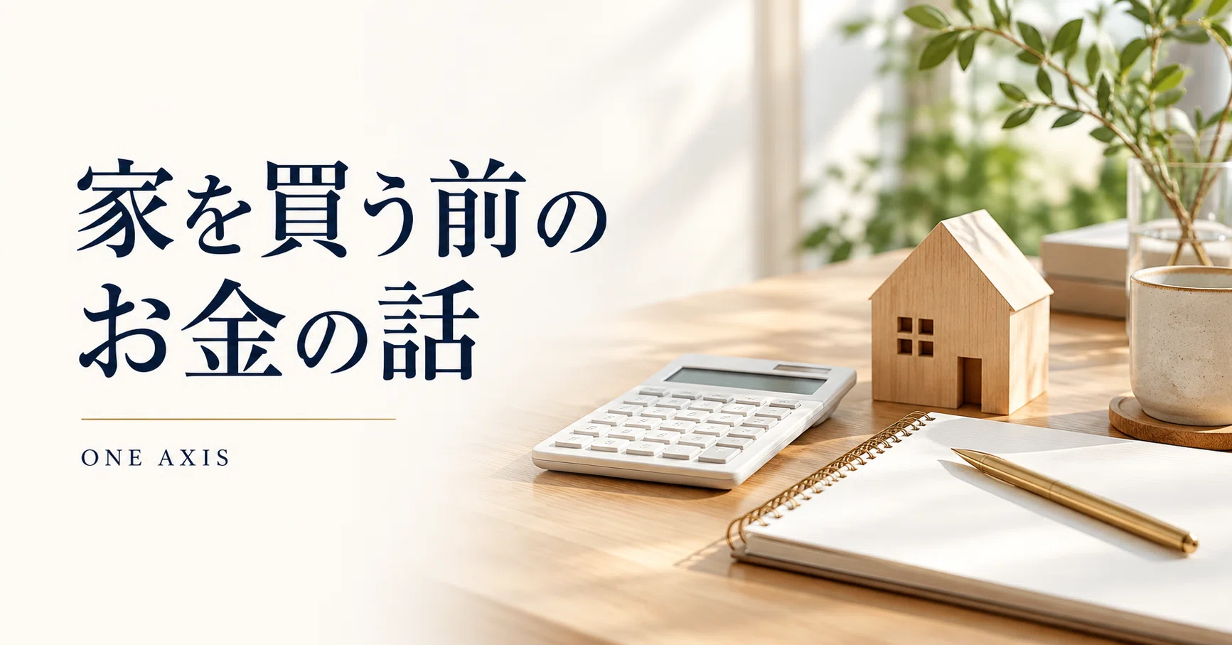 家を買う前のお金の話 - 2026-05｜ONE AXIS｜note