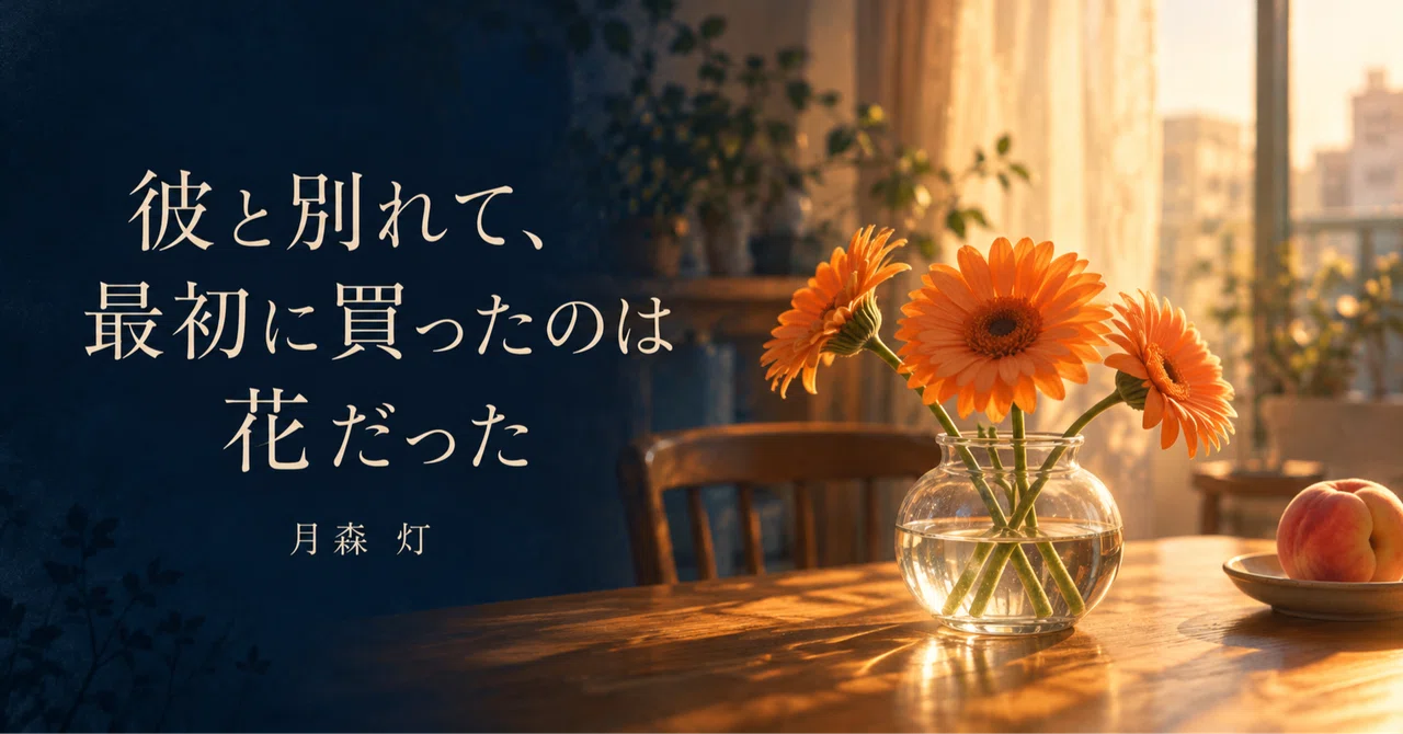 After breaking up with him, the first thing I bought was flowers｜月森 灯｜心 ...