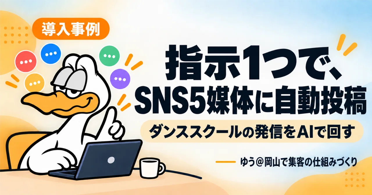 Automated posting to 5 SNS platforms with a single instruction: A case ...