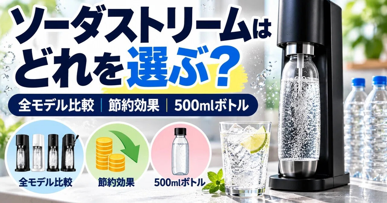 Which SodaStream should I choose? I compared all the models and thought ...