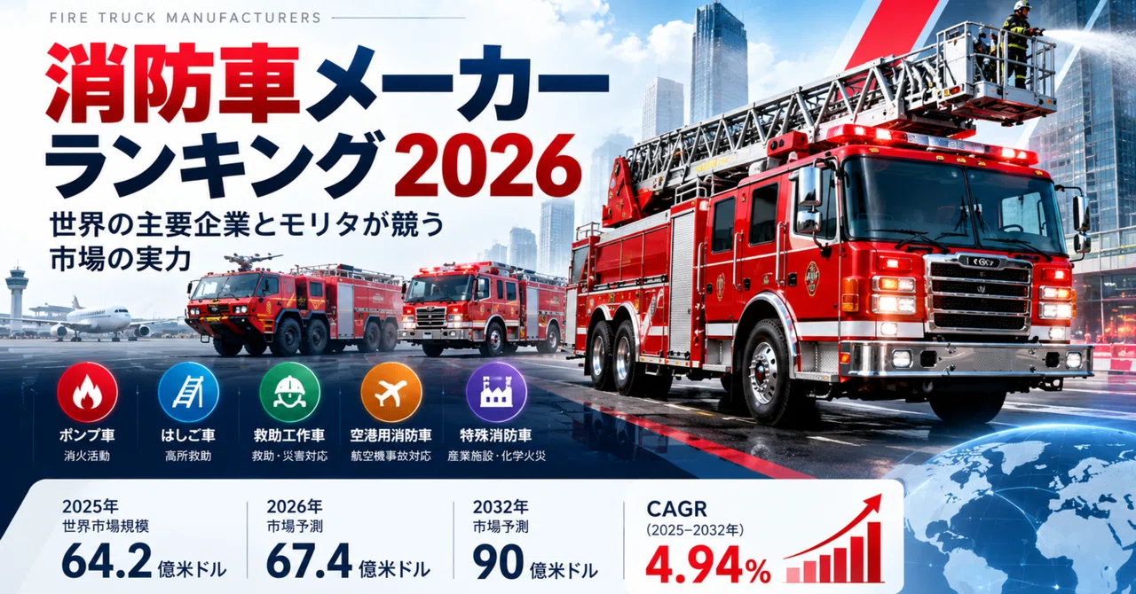 Fire Truck Manufacturer Rankings 2026: Market Competitiveness of Major ...