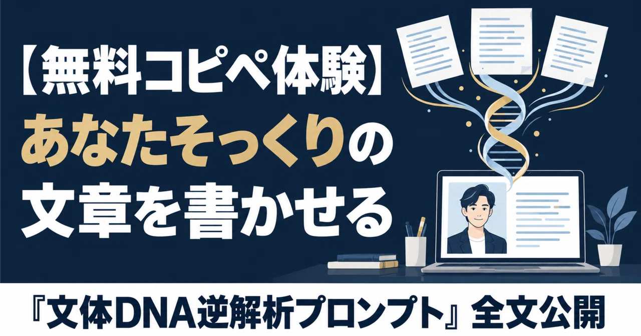 [Free Copy-Paste Experience] The 'Writing Style DNA Reverse-Analysis ...
