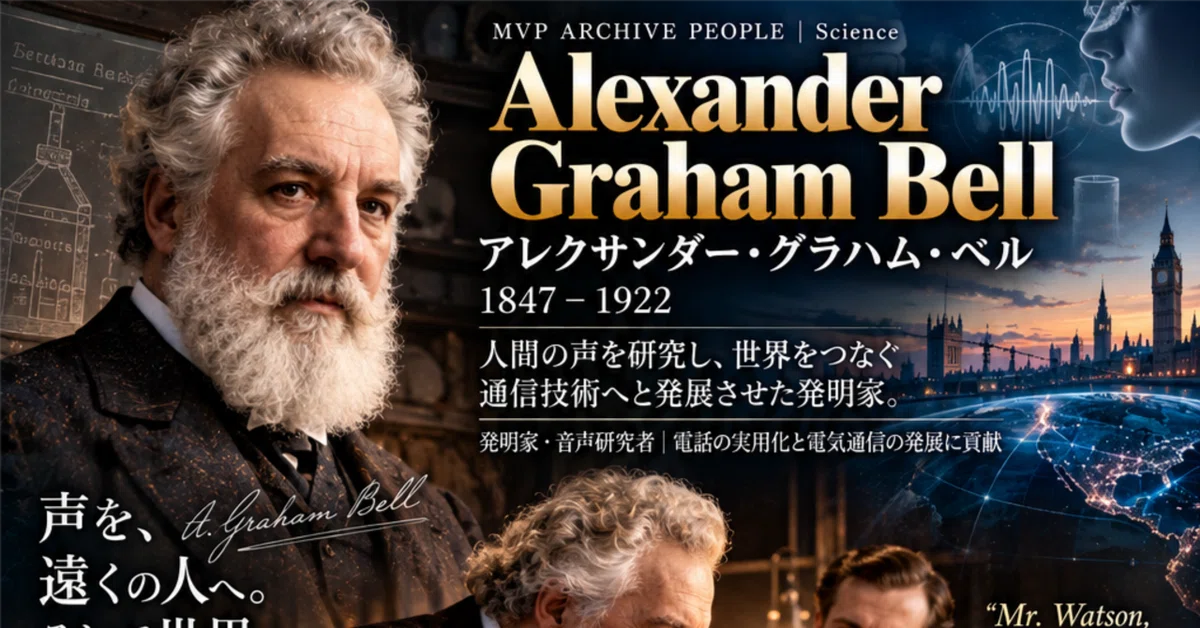 MVP ARCHIVE PEOPLE | Science : Alexander Graham Bell 1847–1922 - A ...