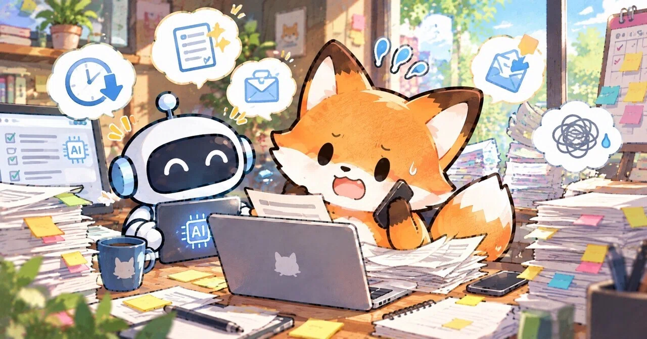 The theory that even though AI has reduced work time, for some reason I ...