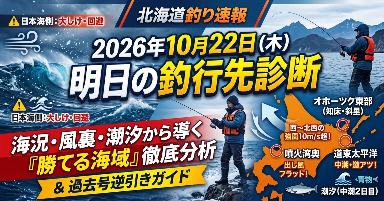 [October 21, 2026 Evening Edition] Tomorrow's Fishing Destination ...