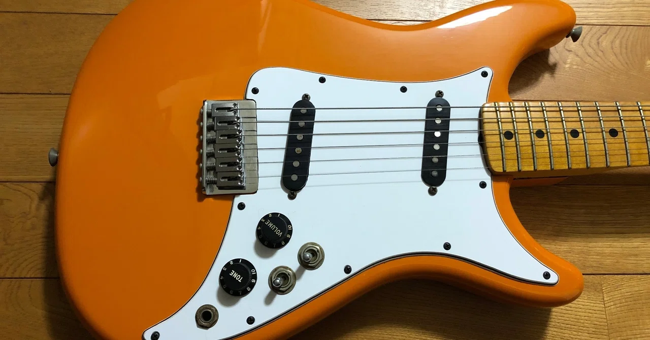 Fender japan 粗かっ st-38ストラトキャスター カプリオレンジ