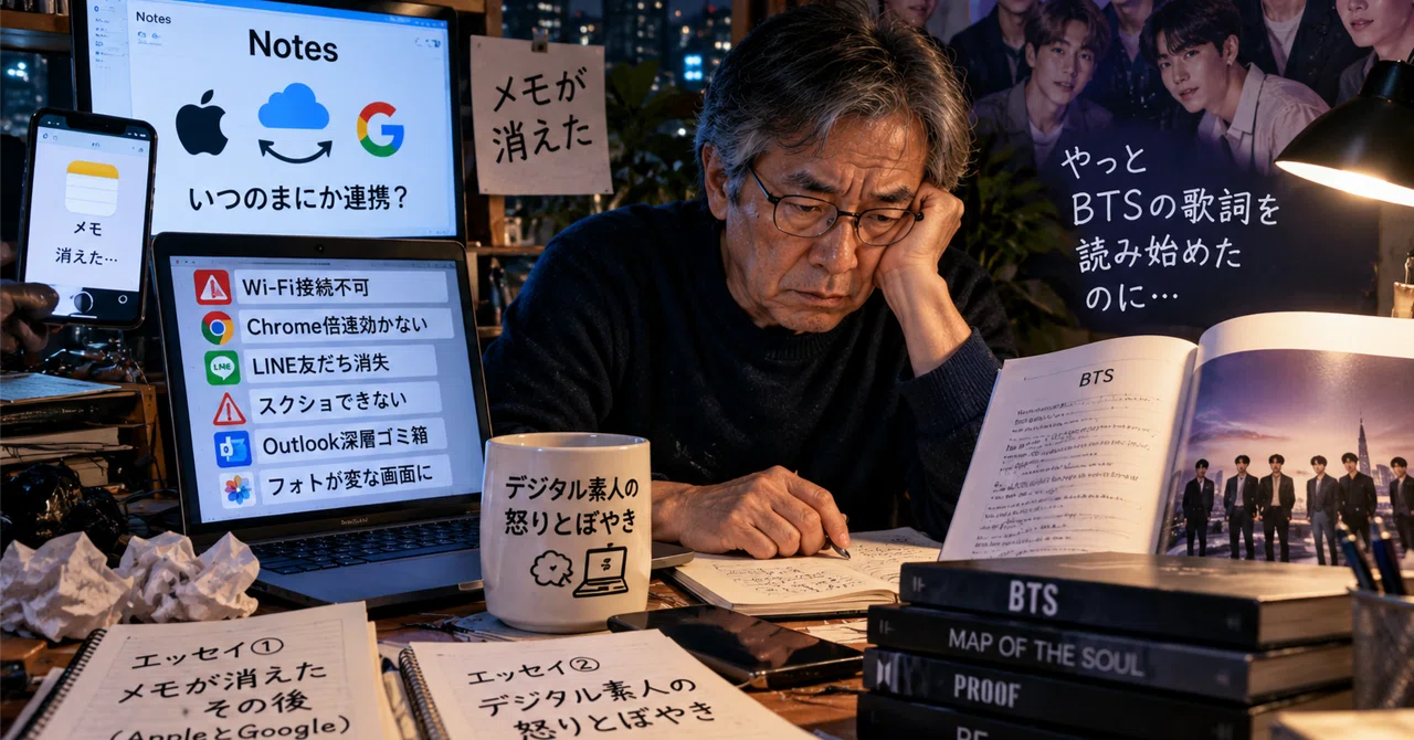 The Anger and Grumbling of a Digital Amateur [47] The Disappeared Memo ...