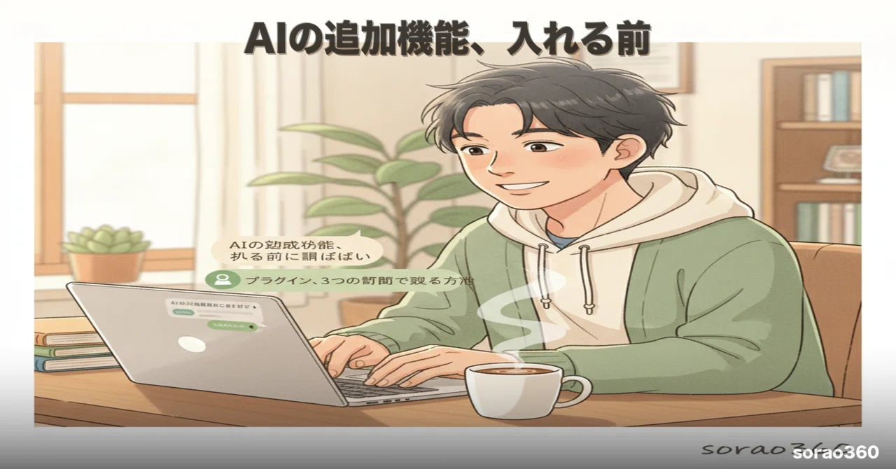 Ask before you add: AI features｜ソラオ｜AI × 日常ラボ