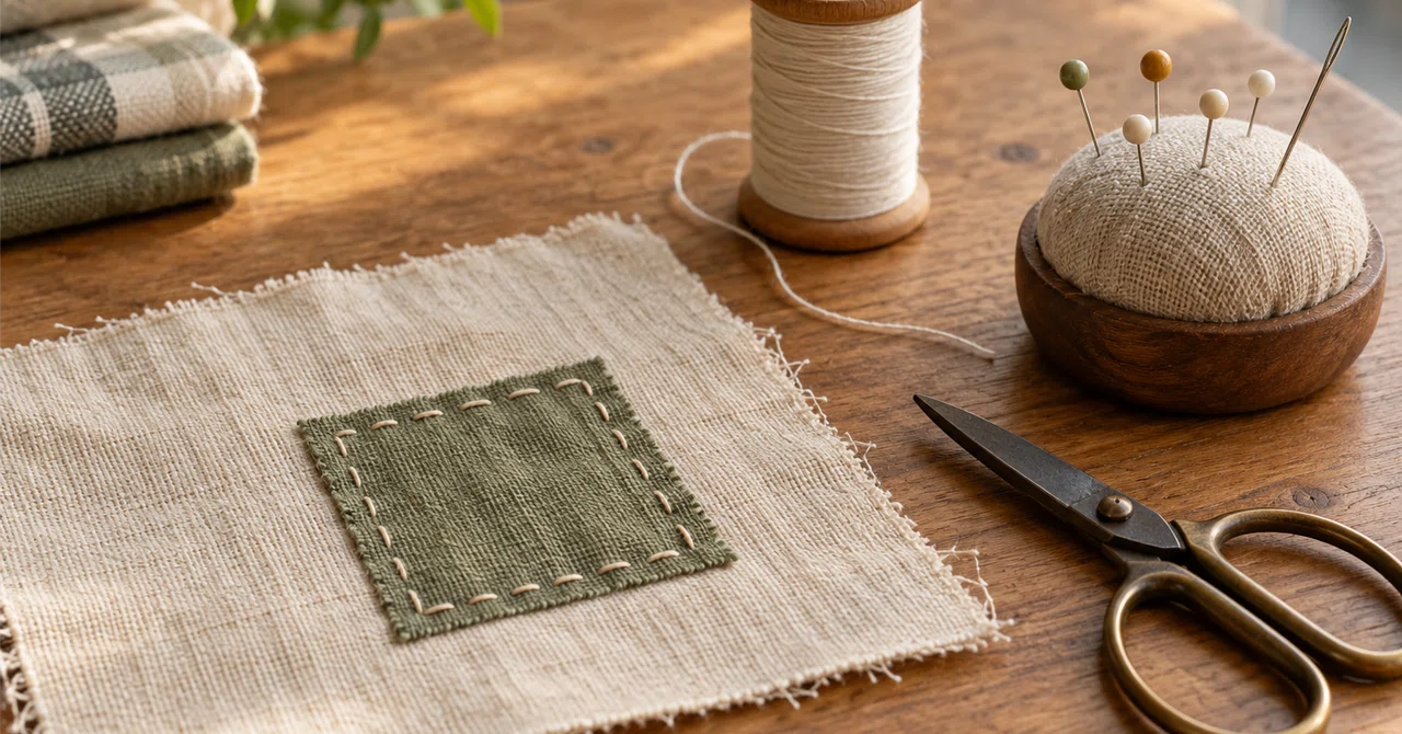 Starting Small Repairs | Learning Stitches and Tension with Fabric ...