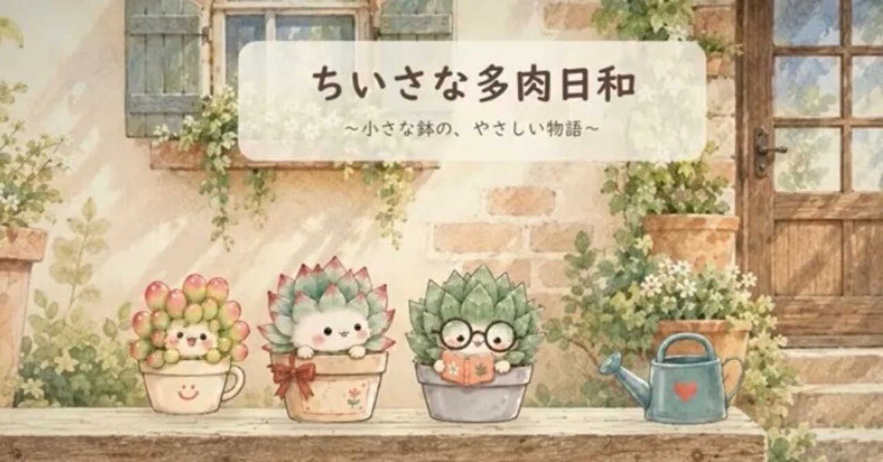 Making Animations and Succulents｜chiisana-tanikubiyori