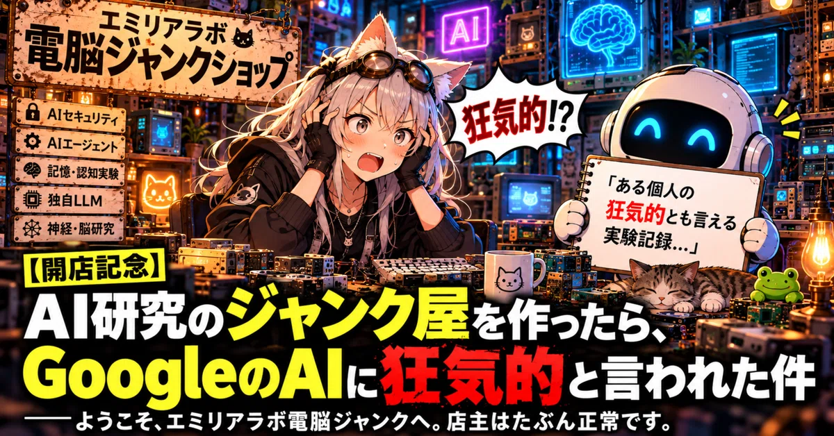 [Grand Opening] I built an AI research junk shop, and NotebookLM called ...