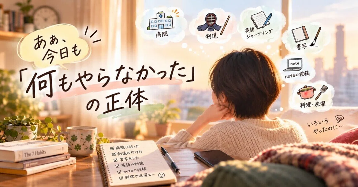 The True Nature of "Ah, I Didn't Do Anything Today"｜さらら | 人生楽しみたい保育士 ...