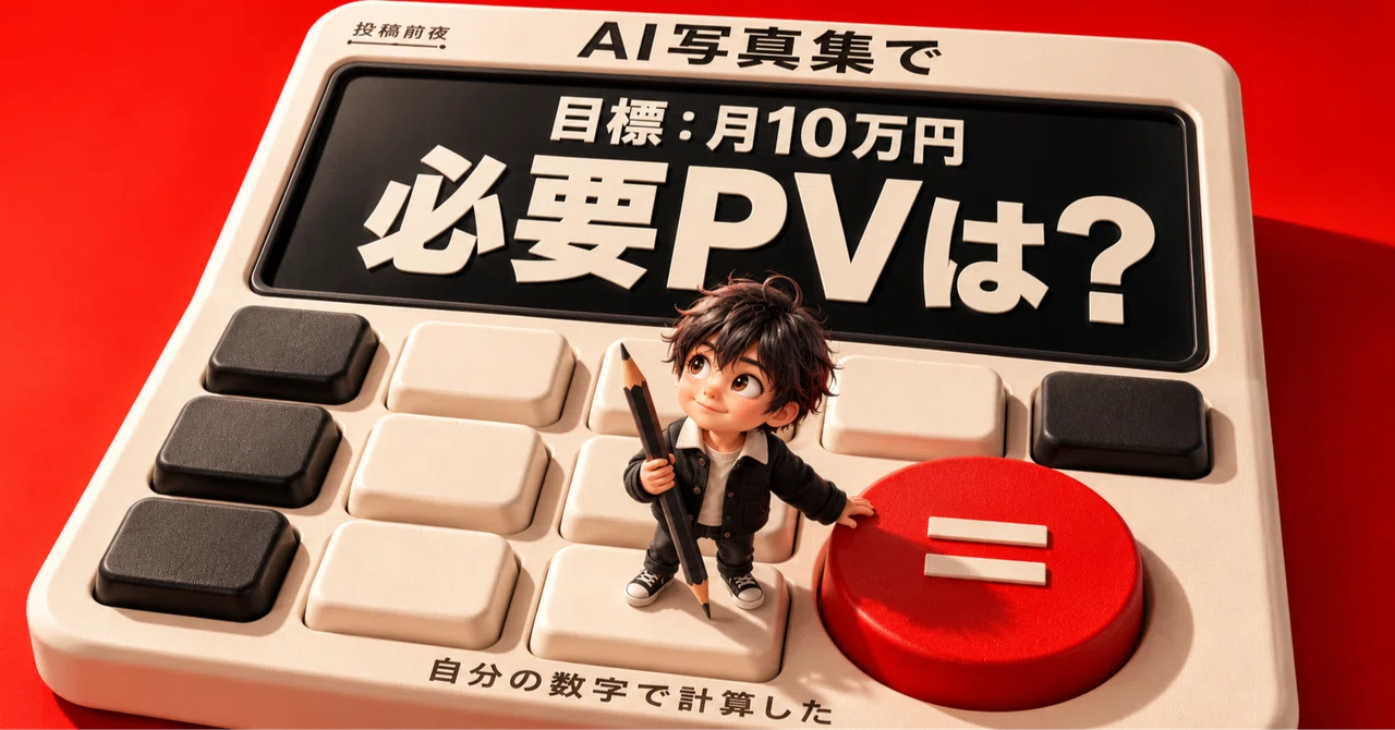 I calculated the PV needed for '100,000 yen per month with AI photo ...