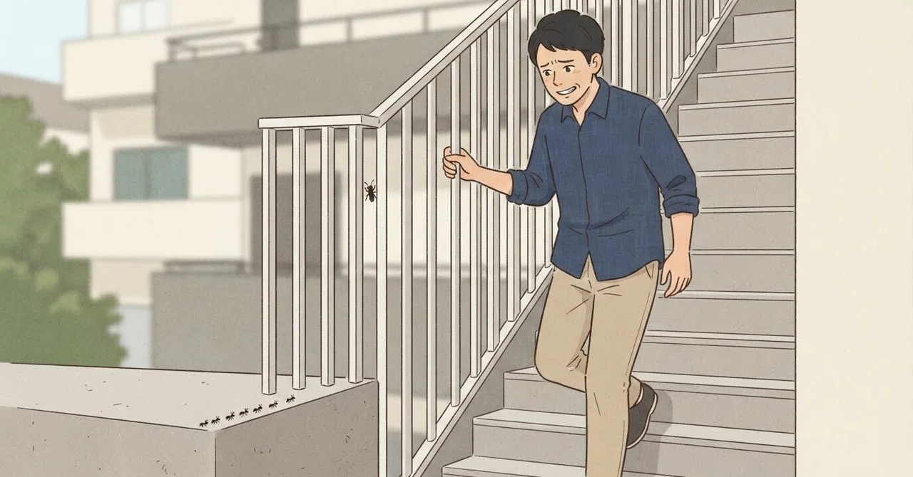 A Prayer for the Cicada and the Ants Stuck in the Stairwell Railing｜のう ...