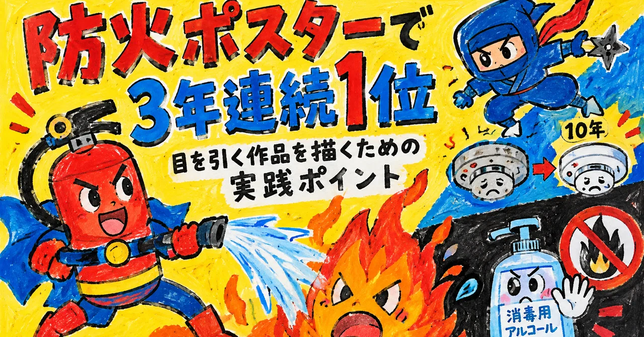 1st Place for 3 Consecutive Years in Fire Prevention Posters: Practical ...