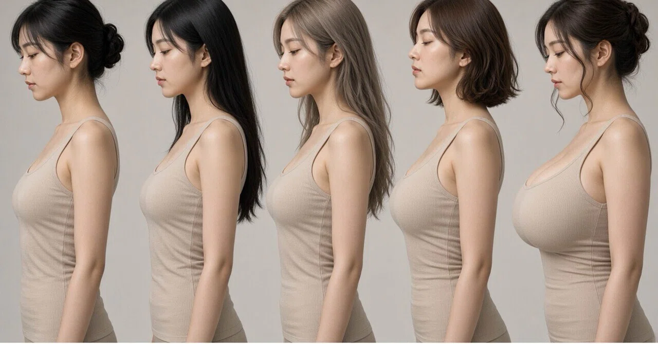 The same clothes look so different. Why cup sizes A through E change ...