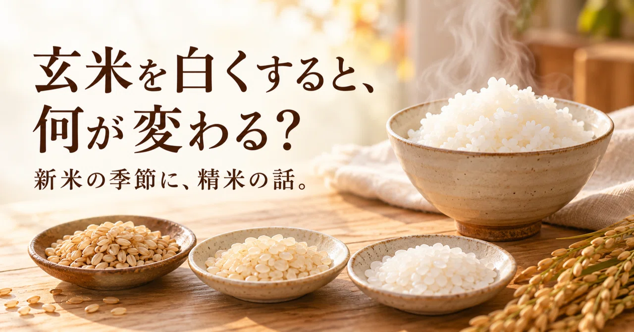 What changes when brown rice is turned white? A talk about rice milling ...