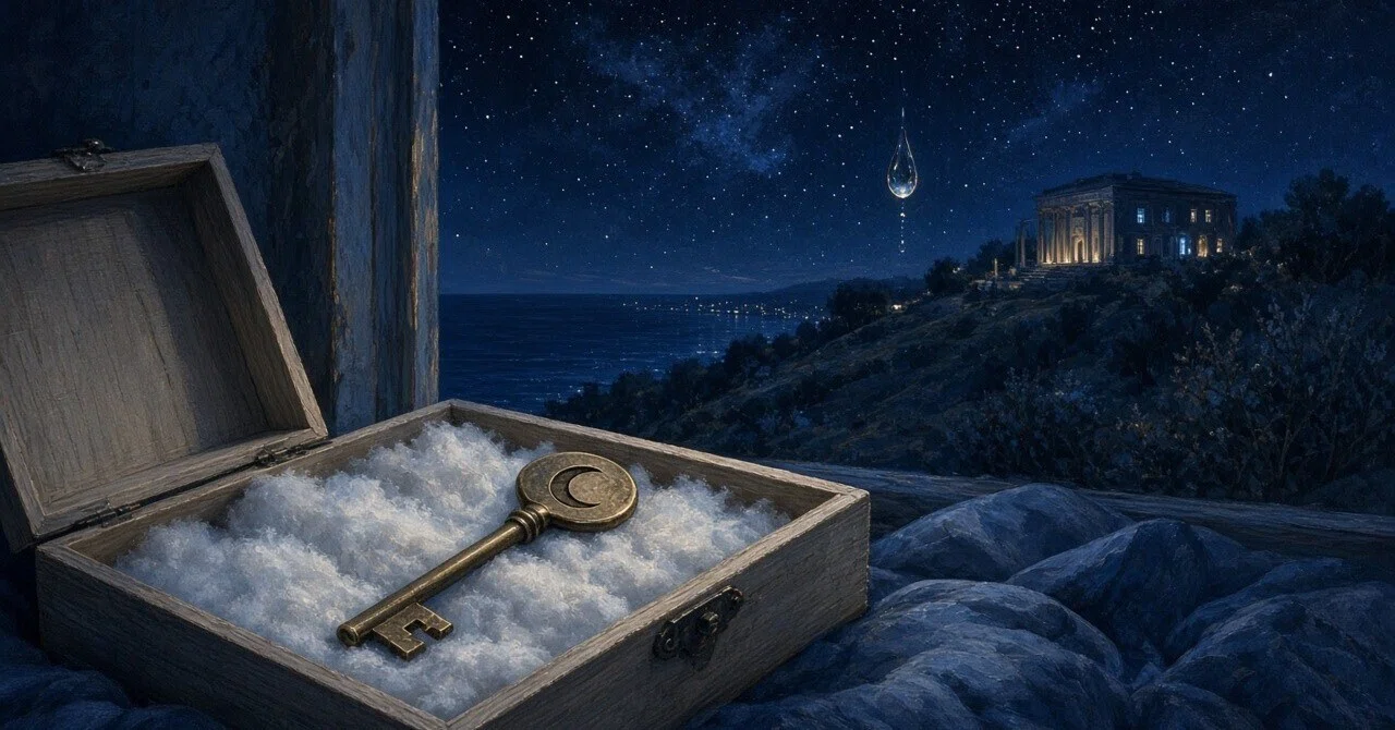 Library on a Moonless Night, Episode 1: The Moon-Engraved Key｜朔夜 しずく