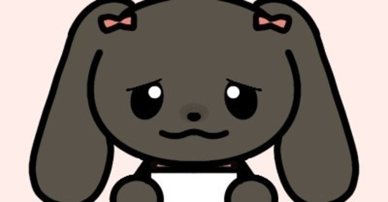 タブレットを持った黒い垂れ耳うさぎのアイコン いぬまん Note