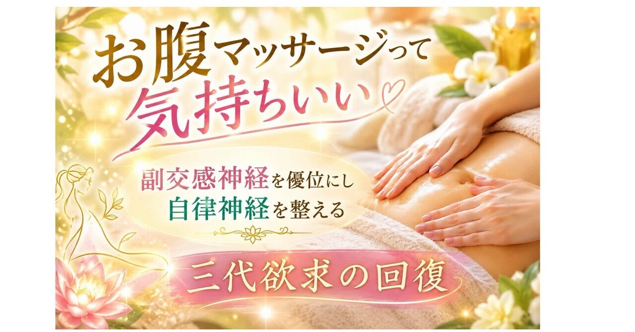 Abdominal massage feels so good... It promotes the parasympathetic ...