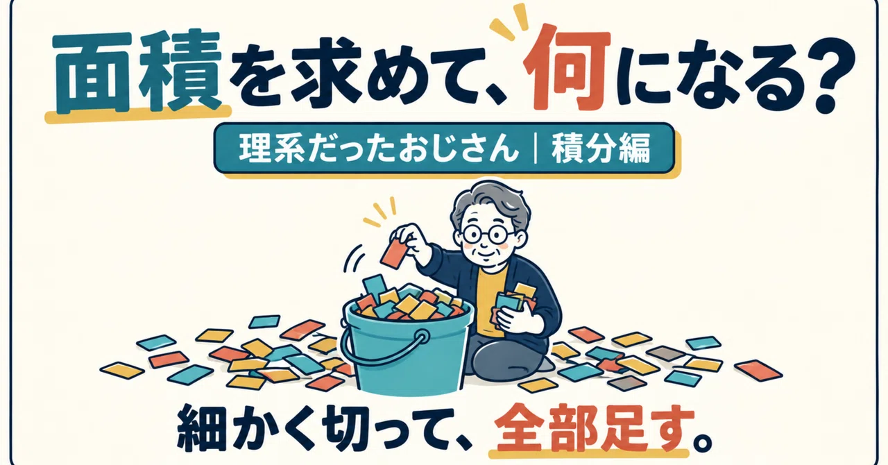 What is the point of finding the area of a curved shape?｜理系だったおじさん