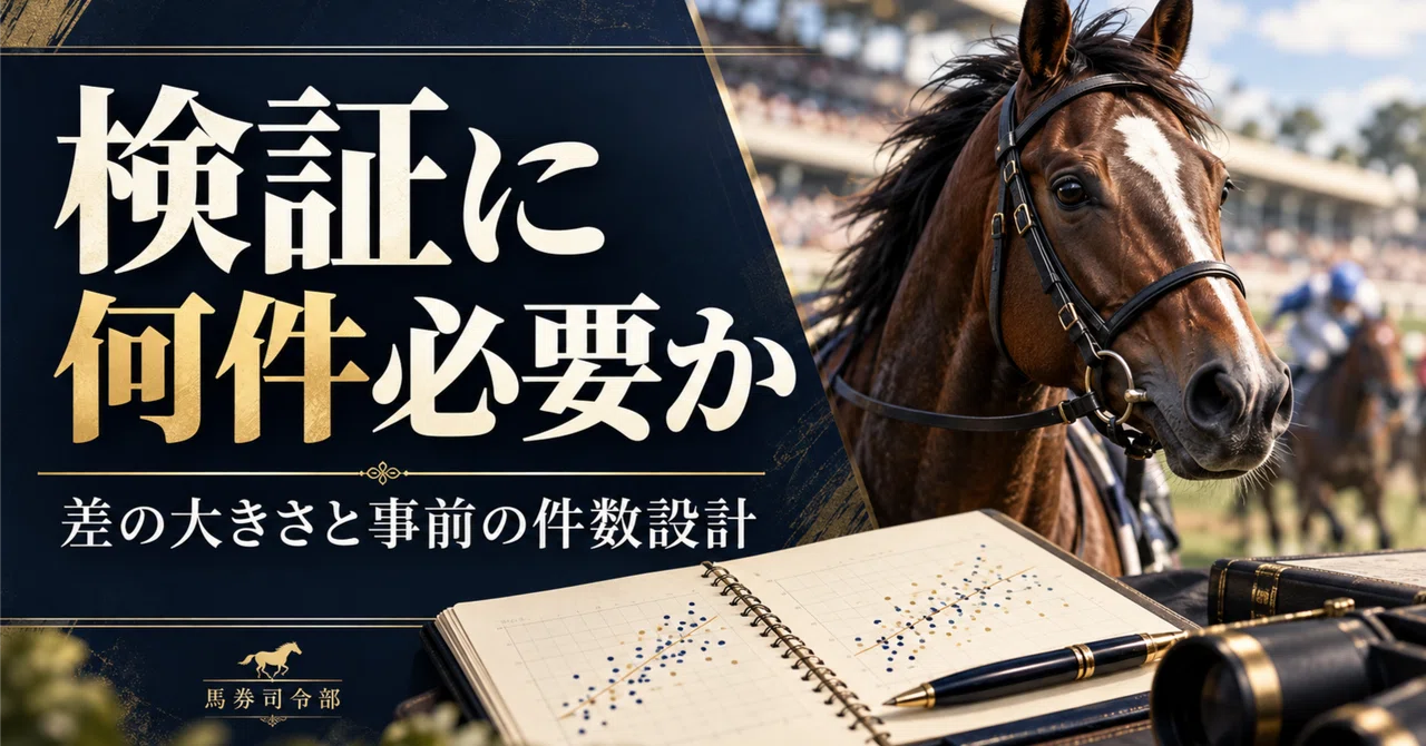 How Many Samples Are Needed for Horse Racing Verification | Statistical ...