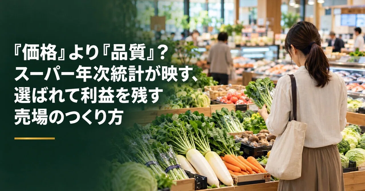 Quality over Price? How Supermarket Annual Statistics Reflect Ways to ...