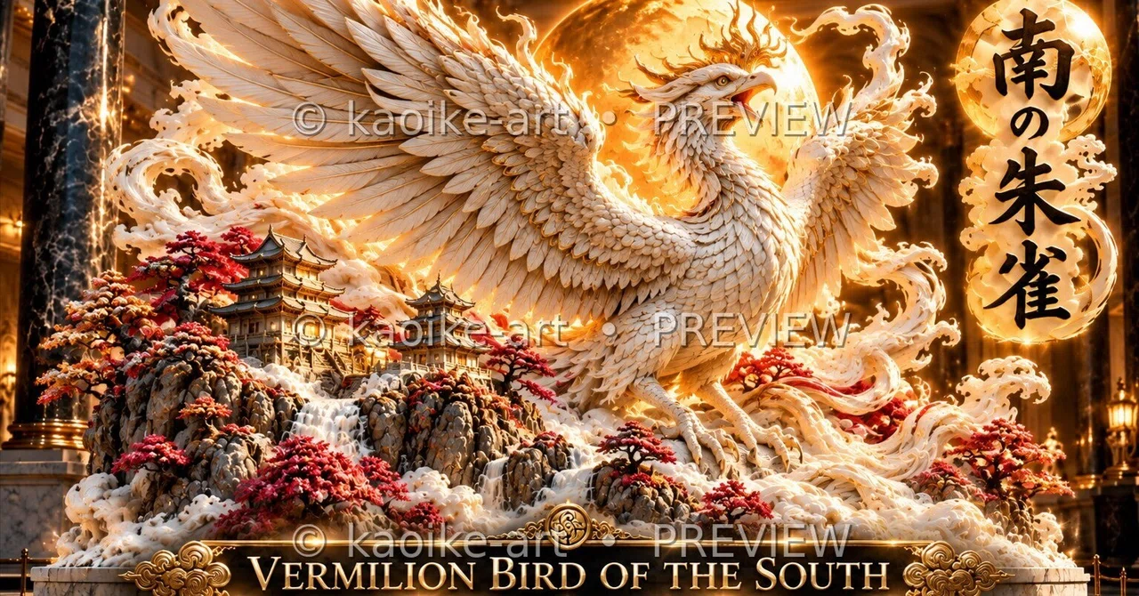 What is the Vermilion Bird of the South? A Guardian Deity Symbolizing ...