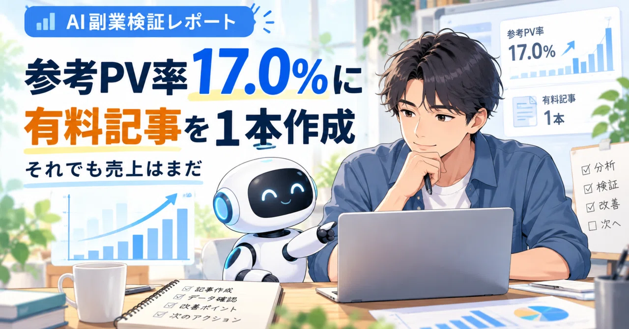 [AI Side Hustle Verification] note reference PV rate reaches 17%. But ...