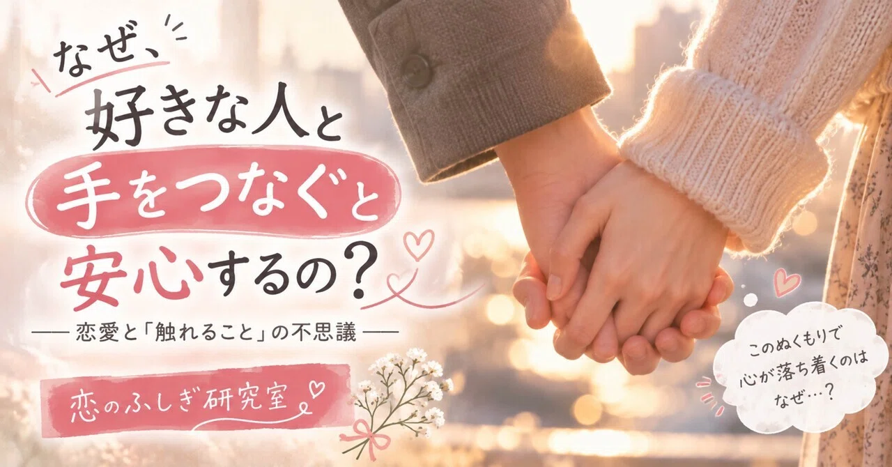 Why do we feel at ease when holding hands with someone we love? — The ...