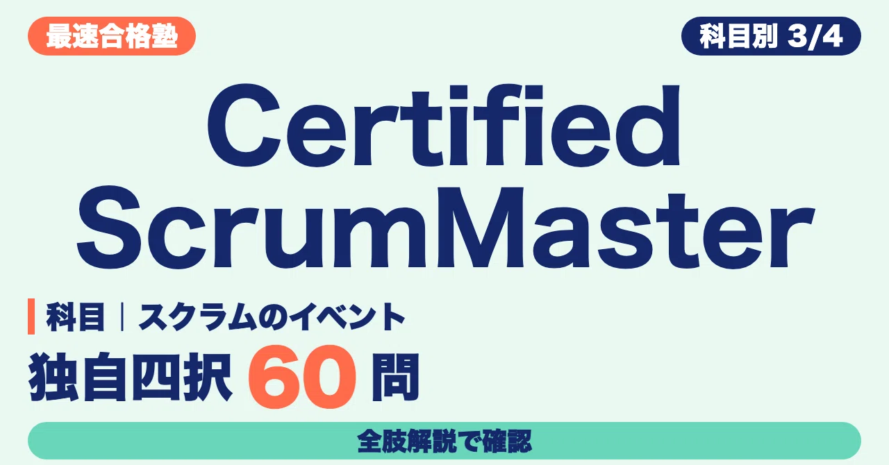 Certified ScrumMaster Study Method | Reviewing Scrum Events with 60 ...