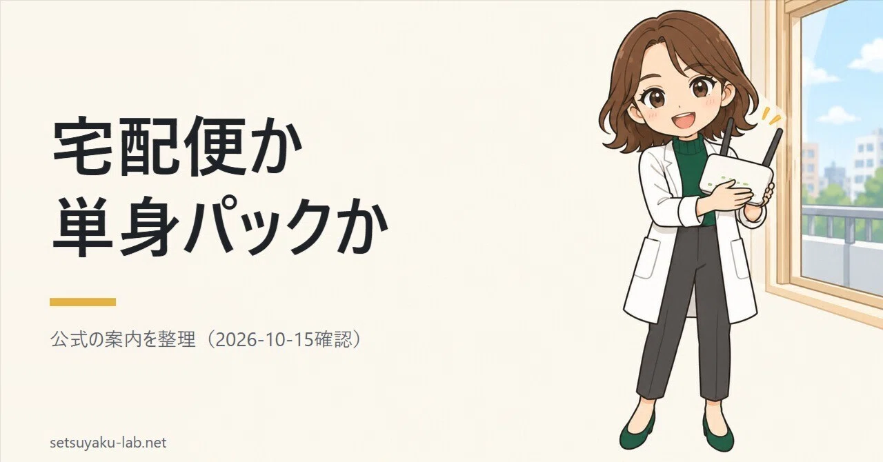Moving with few belongings: Courier service or single-person pack?｜節約と ...