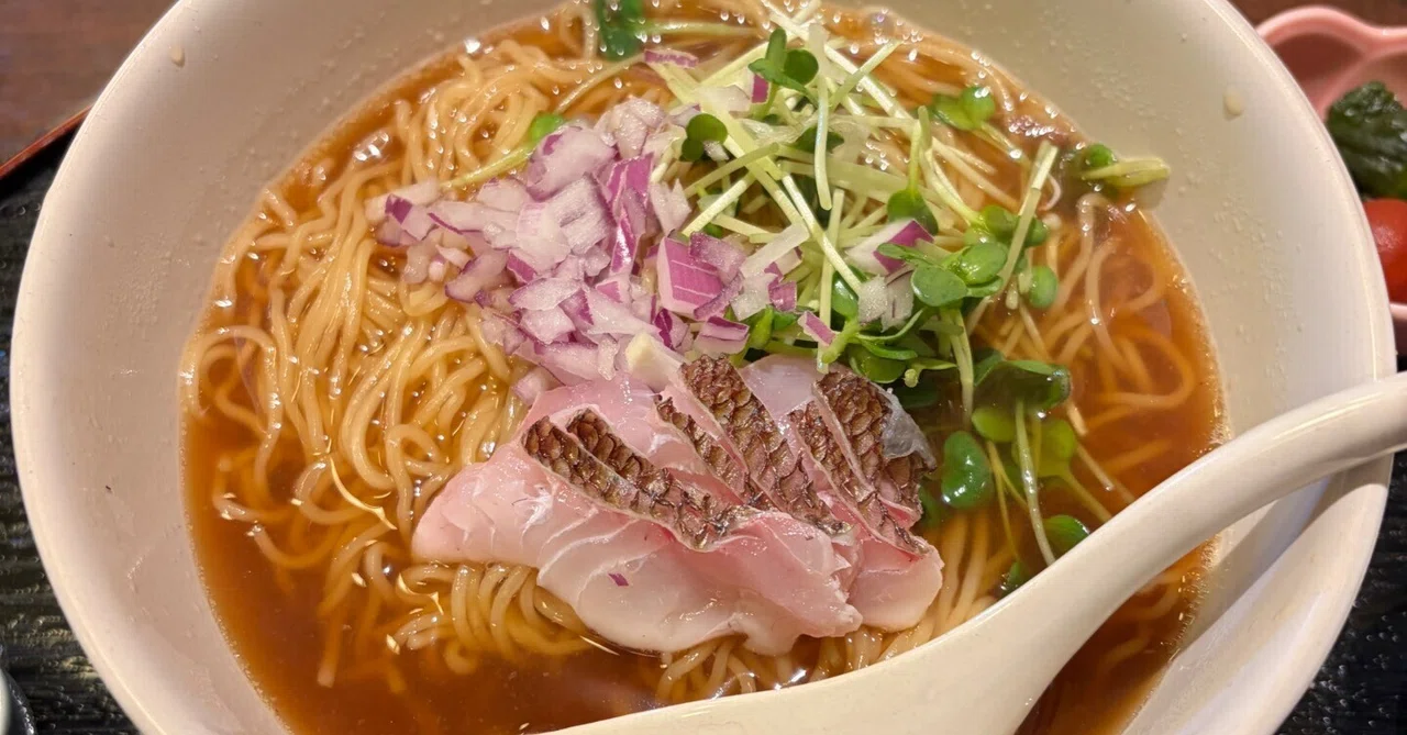 Sea Bream Ramen? 🍜 Various seafood dishes from Sakana, created by a ...