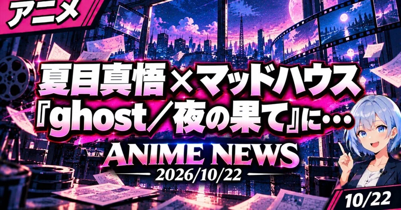 『ghost／夜の果て』に津田健次郎・神谷浩史ら3名追加、マッド ...