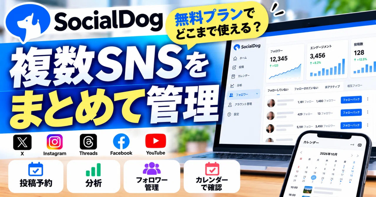 Testing SocialDog's Free Plan: How Much Can You Really Do with SNS ...